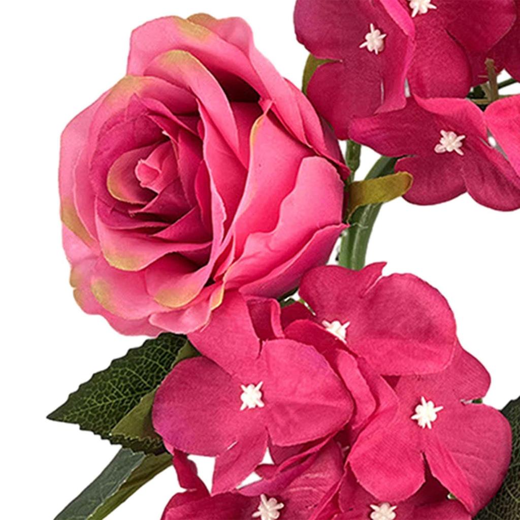 Рождественские венки со свечами и кольцами Мини искусственный настольный рождественский венок держатель