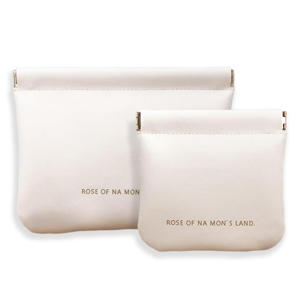 CHENLONB Small Set of Makeup PU Large Portable Cosmetic Mini Lip Small Item Storage For Business Everyday Travel Makeup Pouch for Women Pouch, 2,