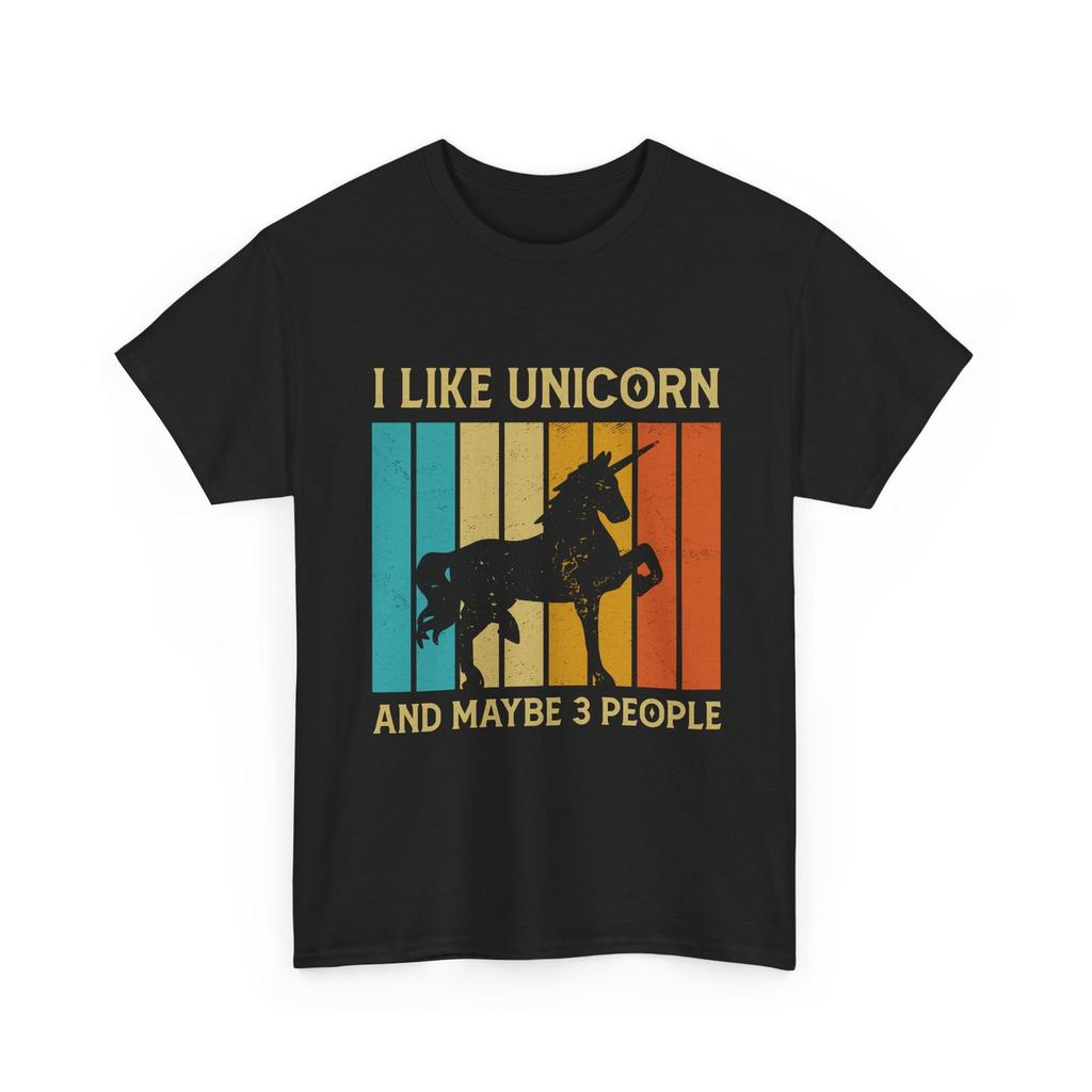 Horse T-Shirt, I Like Unicorn And Maybe 3 People Horse Lovers Shirt