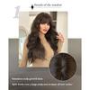 Extra Long Brown Big Waves Wig for Women - Rose Net Full Cap Voluminous Natural, Daily Quick Beauty, High Quality Hair Volume