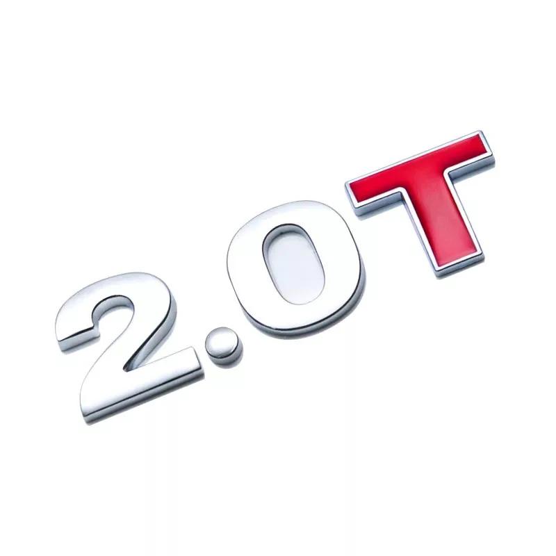 Car Trunk Tail Displacement Standard Decals 1.0 1.2 1.4 1.5 1.6 1.8 2.0 2.2 2.4 2.5 2.8 3.0 T Car Badge Emblem Styling Stickers