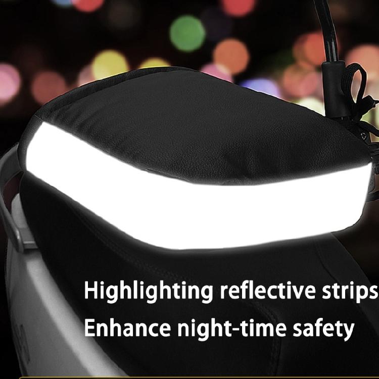 Термоизолированные мотоциклетные перчатки для езды, ветрозащитные, со светоотражающими элементами, чехол-муфта на руль для зимней езды