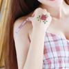 20/2 комплекта водонепроницаемых, но съемных временных татуировок с изображением милых животных и цветов