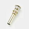 Gold Bathroom Basin Sink Pop Up Drain Brass Material Waste Stopper Floor Drain Non-Porous Bathroom Basin Drainer Bath Hardware