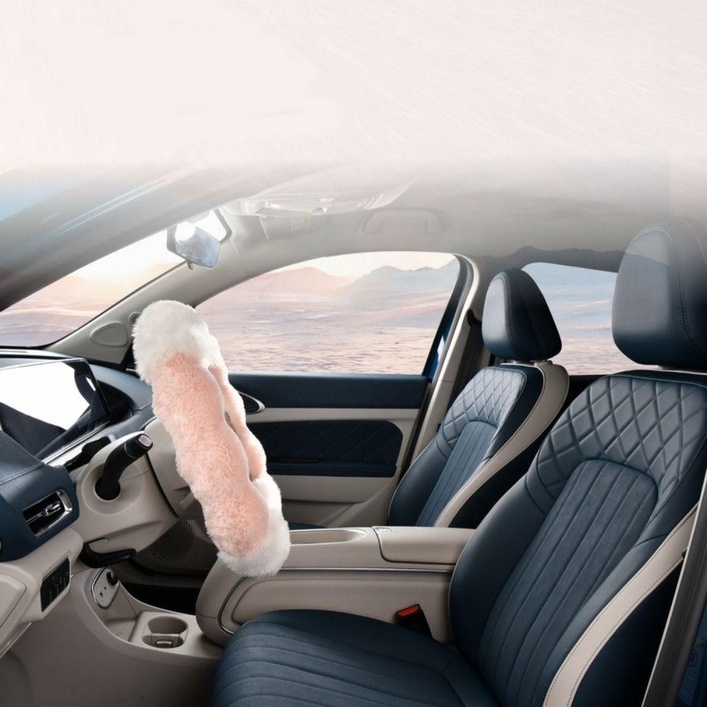 Non-slip Car Steering Wheel Cover Plush Winter Teering Wheel Cover Steer Wheel Protector  Winter