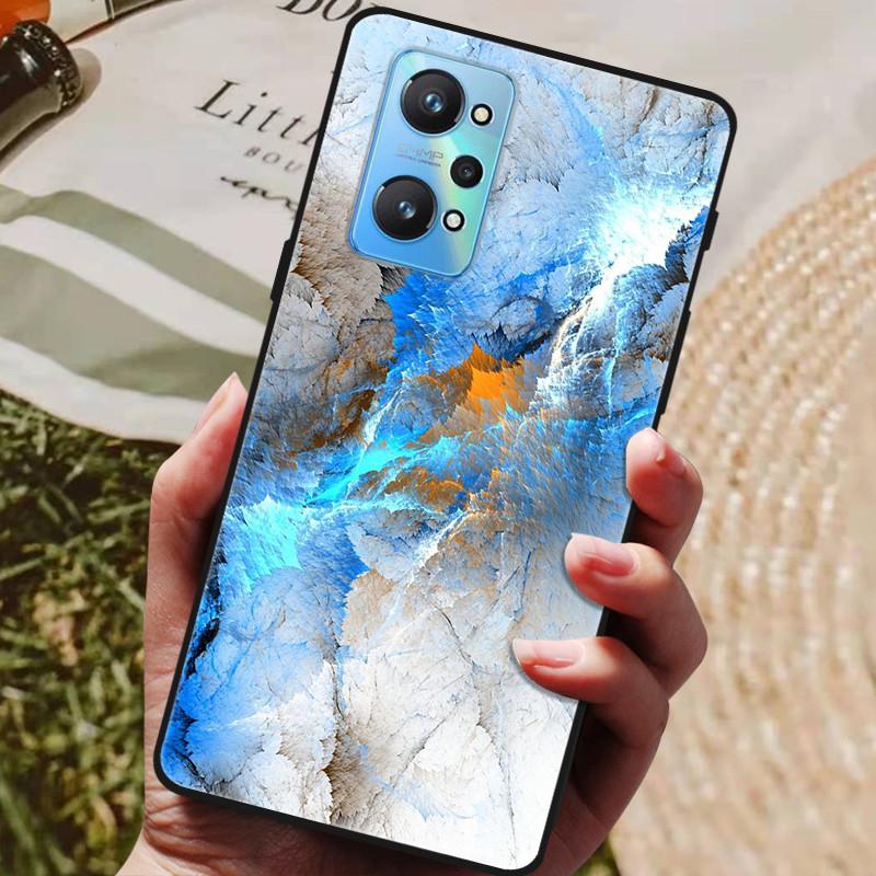 Чехол для Realme Q5 Pro Мягкий силиконовый задний чехол из ТПУ для чехлов телефона Realme Q5 RealmeQ5 Pro Q 5 Защитный модный чехол