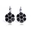 925 Sterling Silver Natural Black Spinel Women Earrings Gemstones Fine Jewelry for Women Birthday Gift & Daily Wear