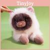 Очаровательная плюшевая игрушка-кошка, мягкая кукла со звуком для детей, декоративная для спальни