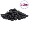 Polished Pebbles 10 Kg Black 2-5 Cm