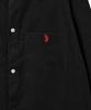 USPOLOASSN Oversized Suede Shirt_Black