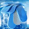(5 Pairs) Summer Cool And Antibacterial Sports Insoles For Men And Women, Sweat Absorbing Breathable, Bare Feet, Sweat Proof, Super Soft Insoles