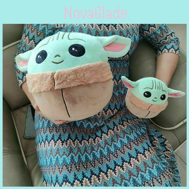 Cute Baby Yoda Plush Toy In 5 Or 10 Inch Sizes With Ultra-soft Elastic Filling