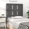 VidaXL Headboard Grey 80.5x4x100 Cm Solid Pine Wood 817967