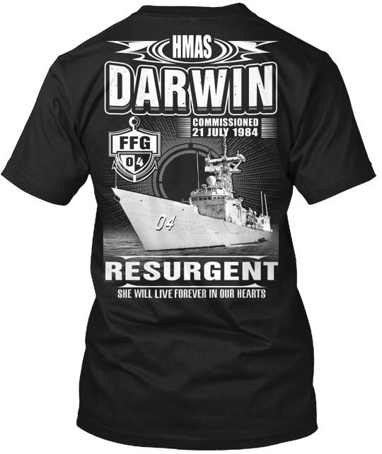 Hmas Darwin Ffg 04 T-Shirt Made in the USA Size S to 5XL Unisex T-Shirt