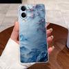 Чехол для Vivo Y04 Y29S 5G Чехол Эстетичный Милый Кот Мода Астронавт Мультфильм Крутой ТПУ Задняя Крышка Прозрачный Мягкий Чехол для Телефона