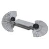 Thread Pitch Gauge Silver Stainless Steel Metric Screw Gauges for Industrial Measurement