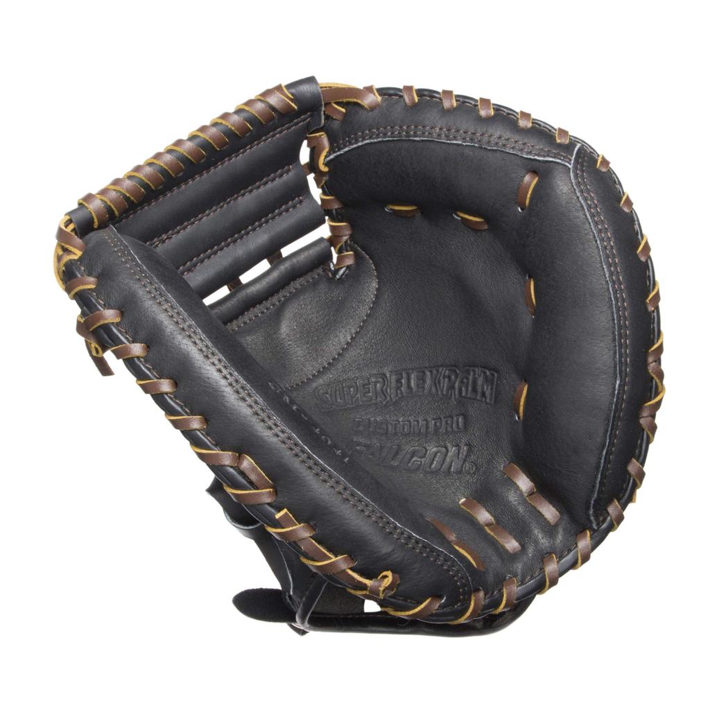 Falcon Youth Soft Baseball Mitt LH Black M Catcher's (Right-Handed Throw) CM-4041