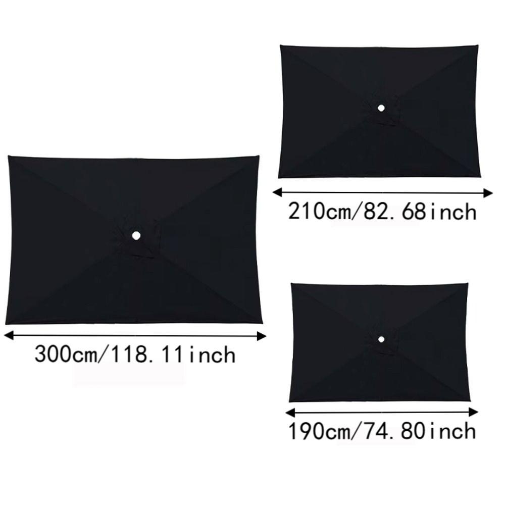 Waterproof Patio Umbrella UV Protection Sunshade Sun Shade Replacement Canopy Garden