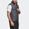 Adidas Varilite Sports Warm Reflective Stand Collar Down Vest Men Vests Gray DZ1425