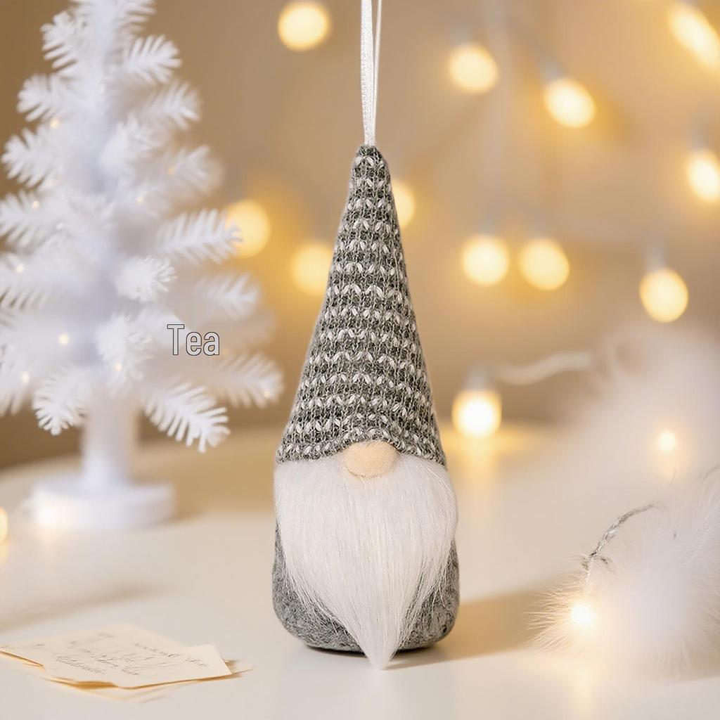 Mingguan Colorful Knitted Gnome Ornaments - Faceless Old Man Christmas Decorations