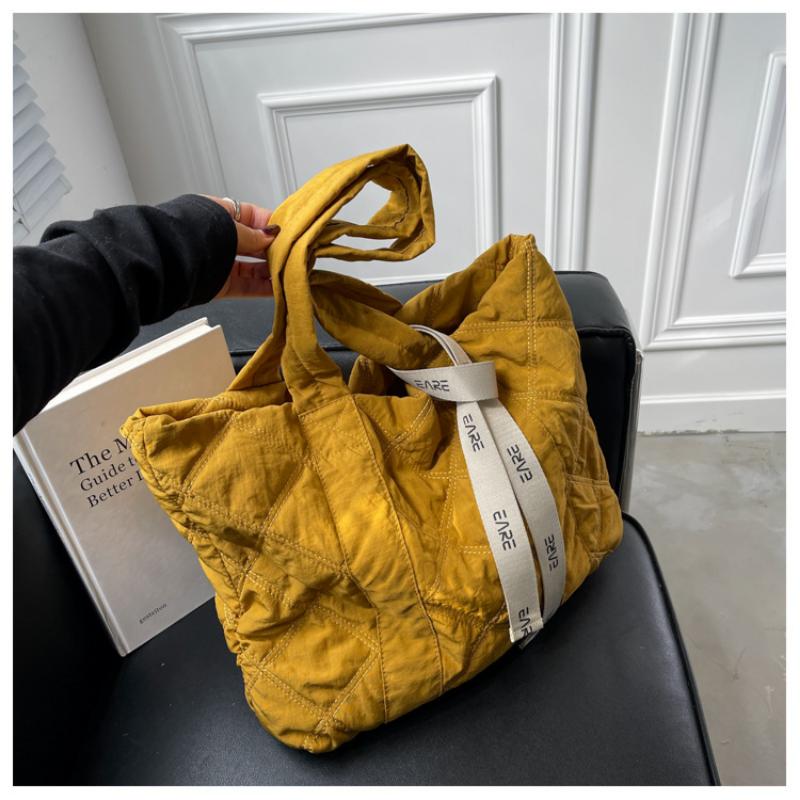 Пуховая сумка для отдыха, женская сумка на плечо, осенне-зимняя сумка Linggetote, сумка большой вместимости, студенческая сумка