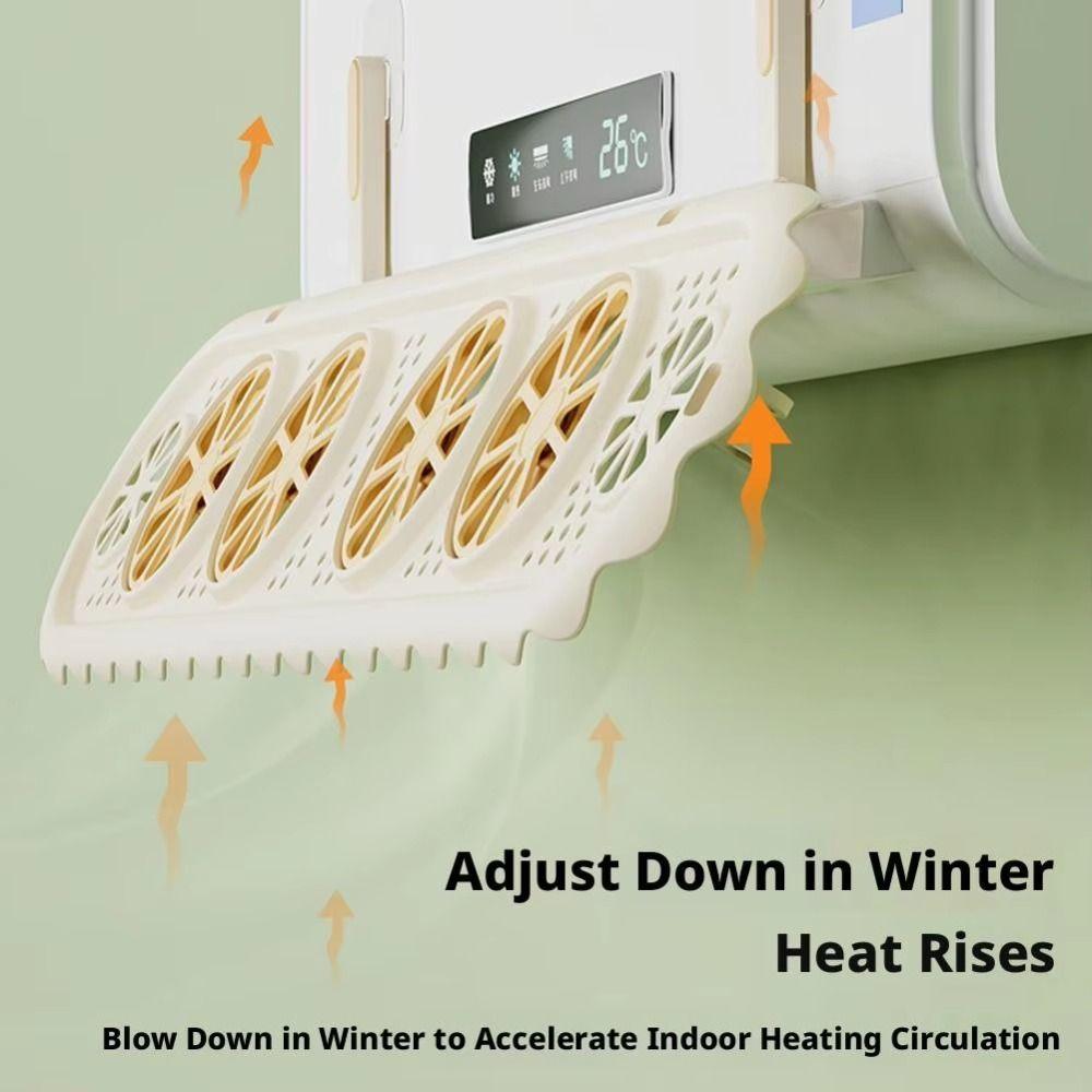 Reusable AC Wind Deflector Universal Air Outlet Cover Durable Air Flow Guide Bedroom Cooling