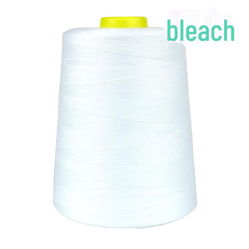 402 High-Speed Polyester Sewing Thread, 8000 Yards, Black & White for Industrial Sewing Machines