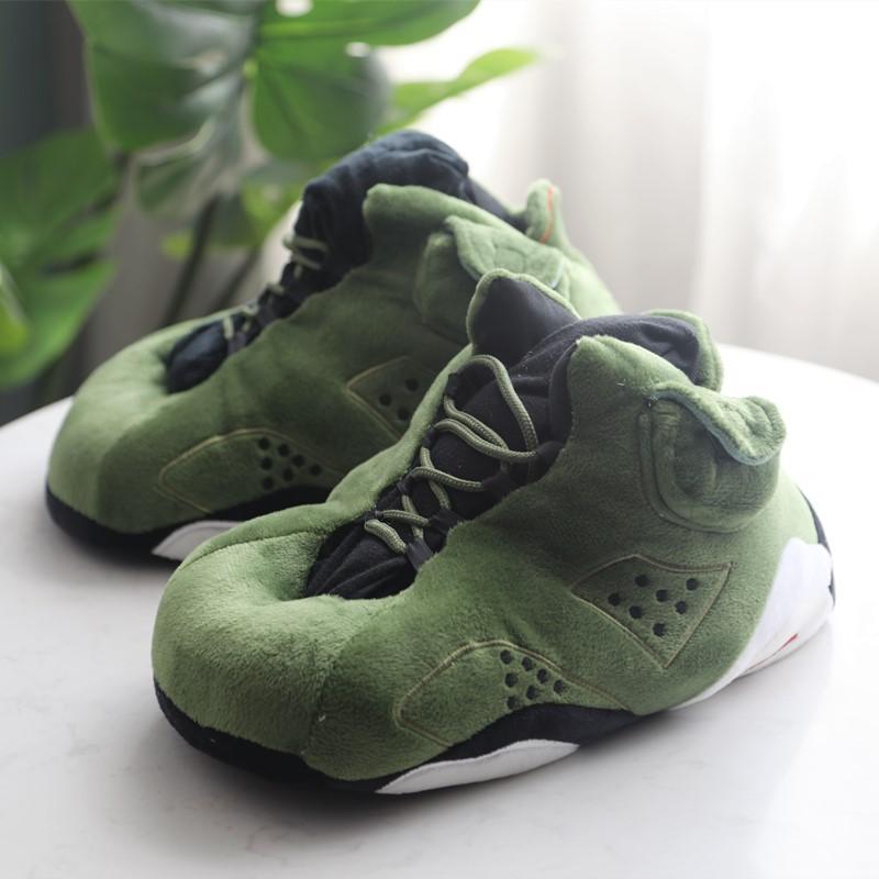 Зимние теплые тапочки, женские милые домашние тапочки, унисекс, один размер, кроссовки, мужская домашняя напольная хлопковая обувь, женские плюшевые шлепанцы 35–43