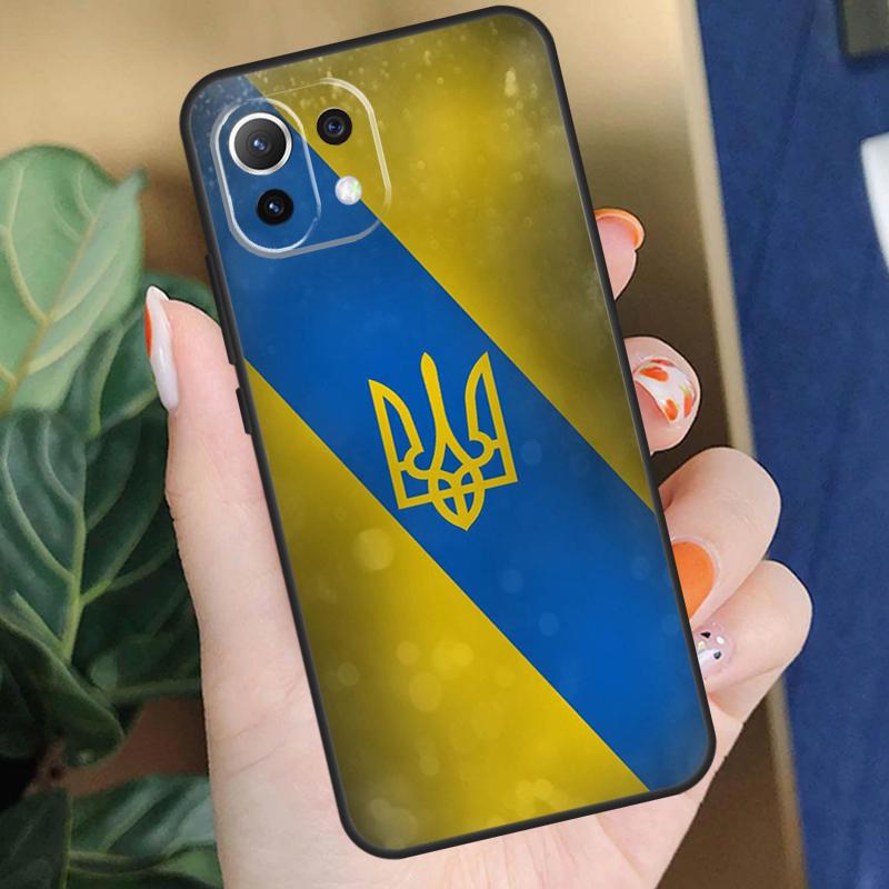 Чехол Флаг Украины для Xiaomi 15 14 Ultra 13T 14T 15T Pro 17 Pro Max POCO X7 X5 X6 F5 F6 F7 F8 Pro Чехол
