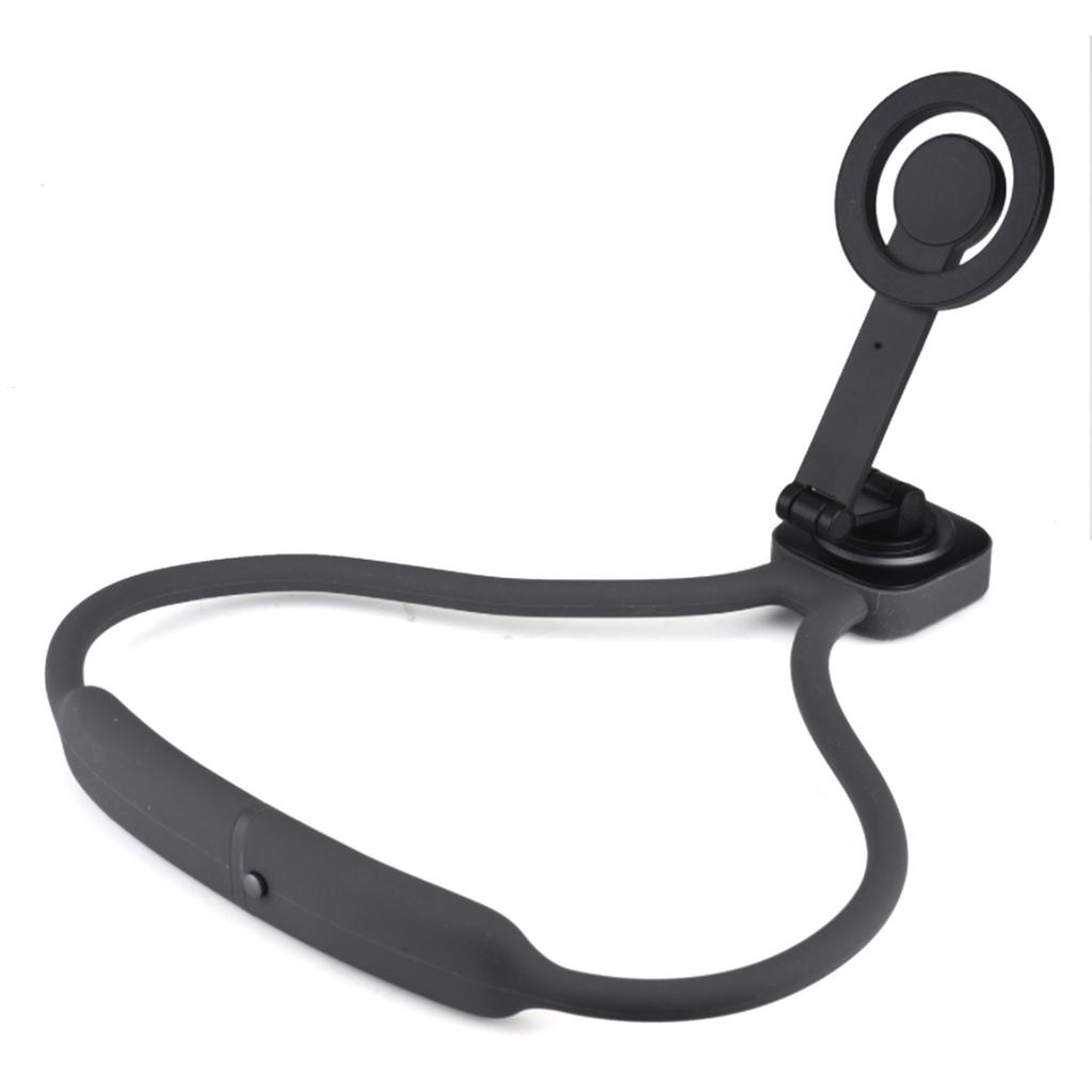 Neck Phone Holder Stand Quick Release Design Strong Magnetic Disassembly Hands-Free Video Recording