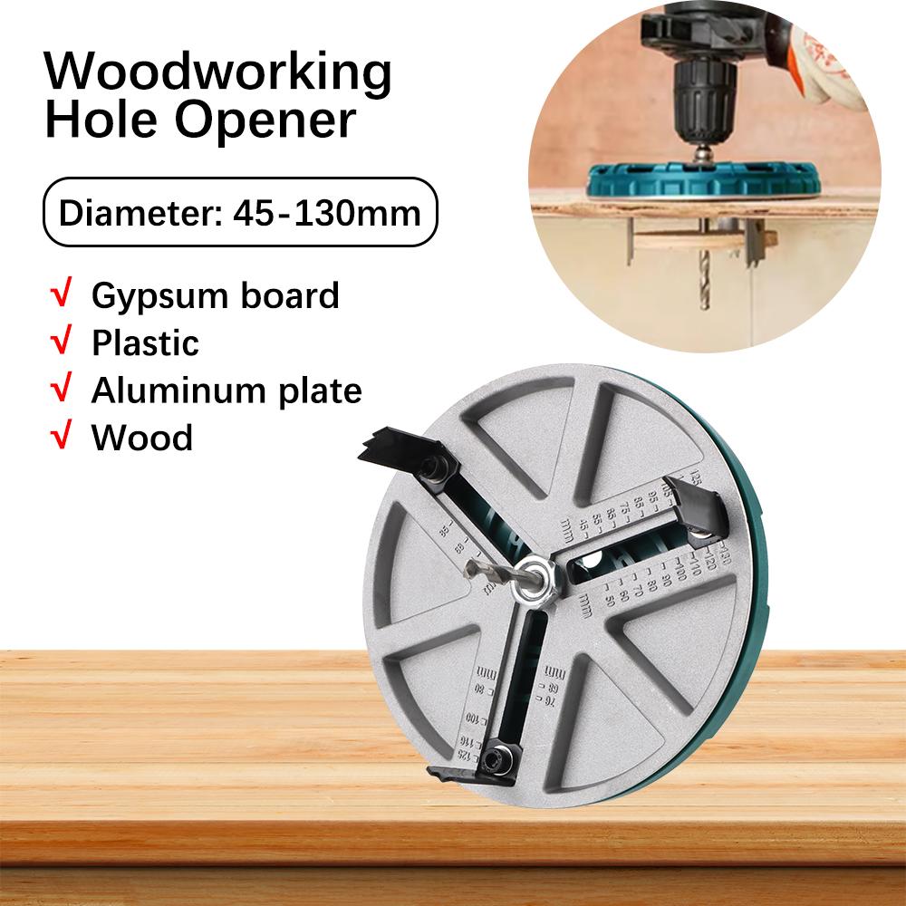 Multifunctional Drill Drilling Bit Tool Hole Opener Universal Diameter Hole Saw Diameter Woodworking Hole Adjustable Opener