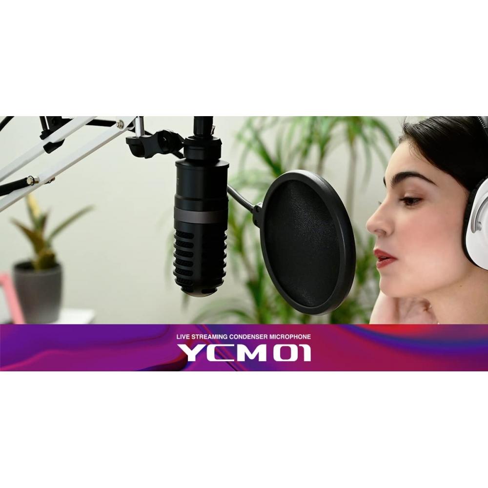 YAMAHA Конденсаторный микрофон для распределения, черный YCM01B