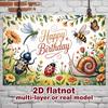 Party Backdrop Happy Birthday Birthday Photo Booth Background Wall Decor