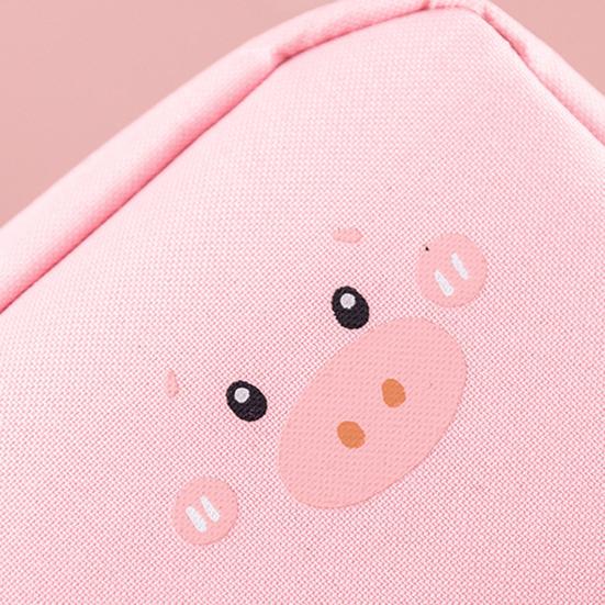 Pen Holder Large Capacity Cartoon Pattern Oxford Cloth Creative Colorful Pencil Case Bags for Students