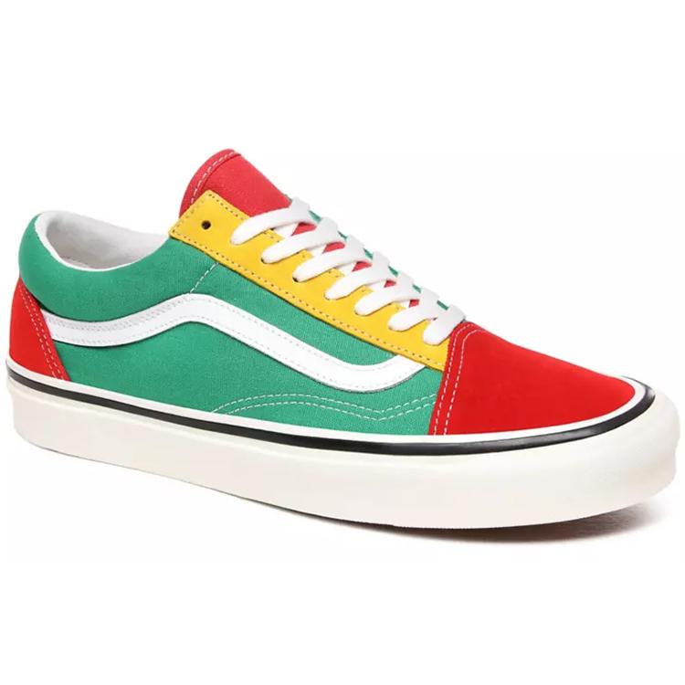 Vans Old Skool 36 Dx 'Красный Изумрудный Желтый' VN0A38G2XFM