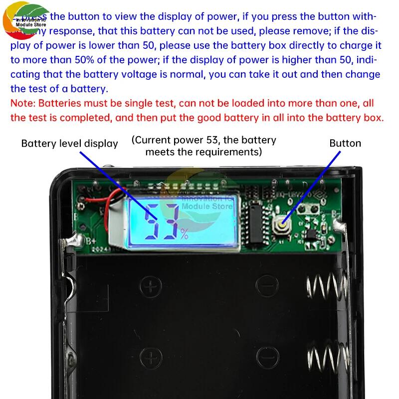 Корпус Power Bank на 8 аккумуляторов 18650, двойные порты, DIY корпус для смартфонов с ЖК-дисплеем Funda para Power Bank