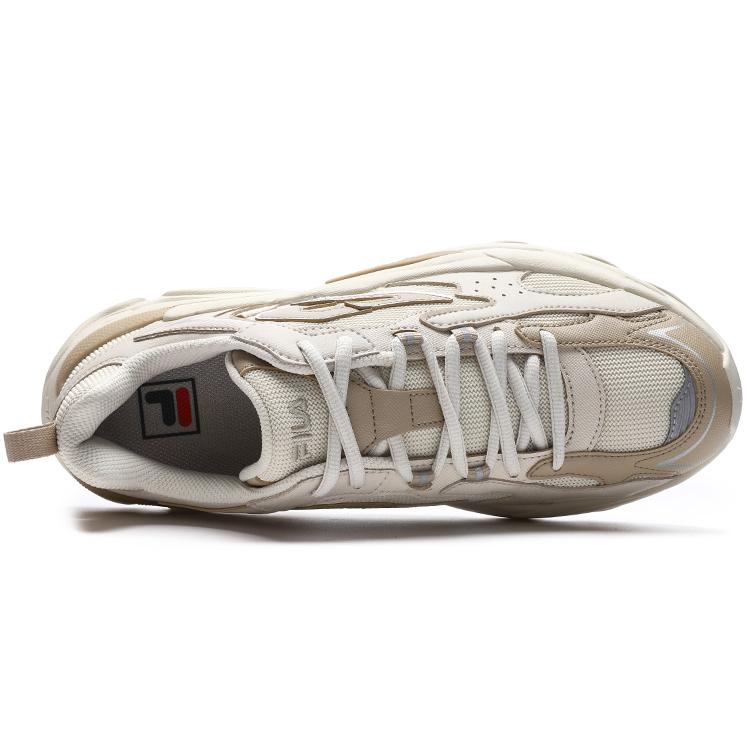 Fila Текстиль Y2K, Синтетическая кожа, Низкие, Повседневные туфли, Мужские, Желто-коричневые, F12M312103FGB