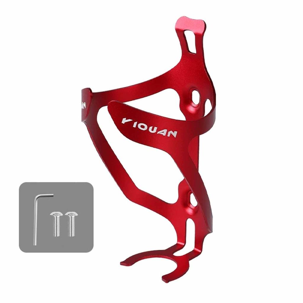 Алюминиевый держатель для велосипедной бутылки с водой – Легкий, Универсальный цельный держатель для горного и шоссейного велоспорта, Велосипедное оборудование