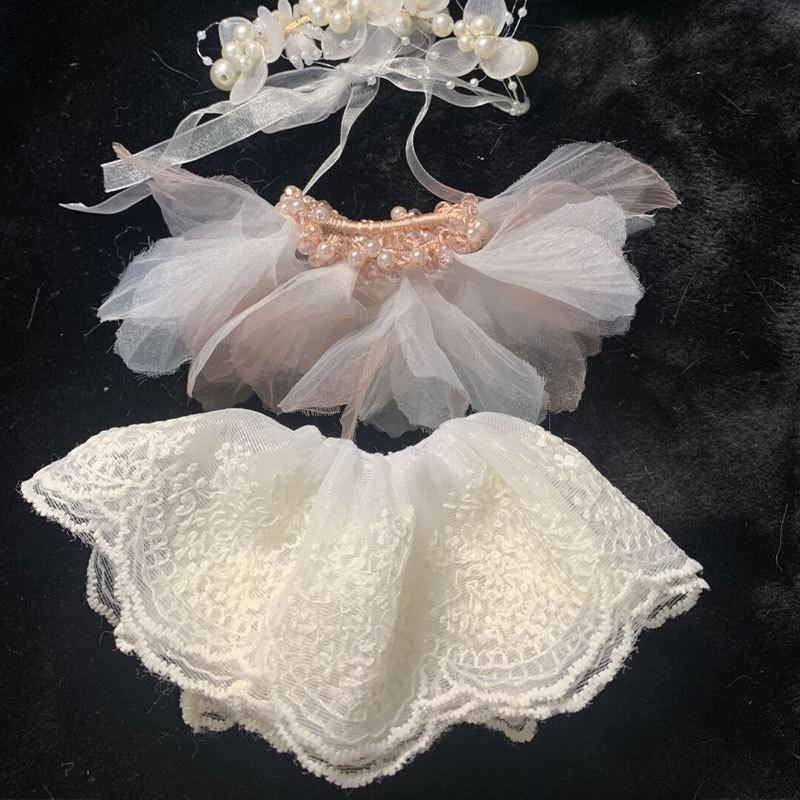15cm BJD Doll Outfit Pink Floral Tulle Skirt Set SP Sleepless Theater Series