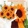 100/300 шт. Палочки для чистки трубок Синельная проволока Материалы для изготовления цветов, Набор палочек для чистки трубок 3 цветов для DIY художественных и ремесленных украшений