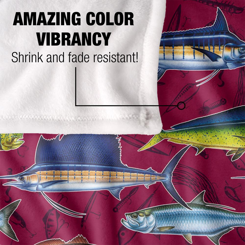 JQ Licensing Silky FIshing Supersoft Blanket