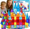 Конструктор магнитный Happy Kiddo 3D развивающий, 112 деталей