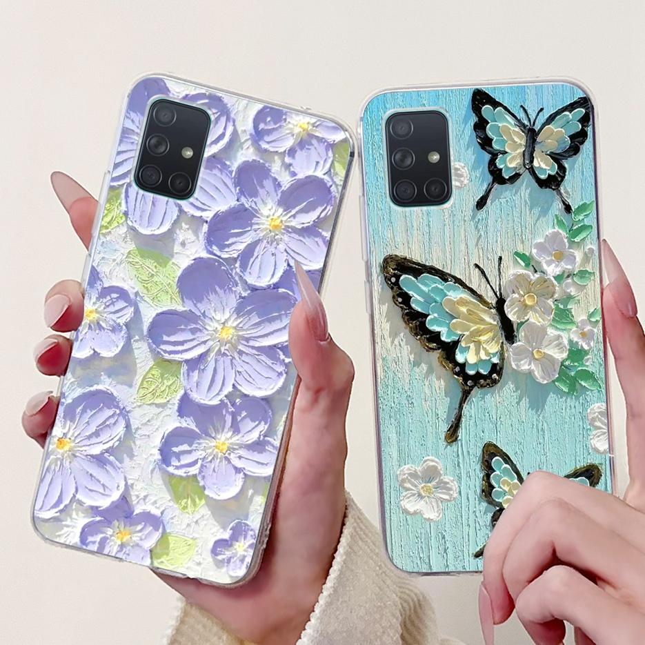 Чехол для Samsung Galaxy A31 A51 A71 A315F A515F A715F Новый Роскошный Расписной Чехол Мягкий Силиконовый Чехол Для Samsung A51 A 31 71 Fundas