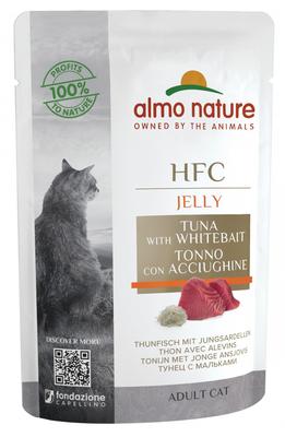 Almo Nature | Hfc Jelly | Saszetka 55G - Tuńczyk I Młode Sardynki 55G