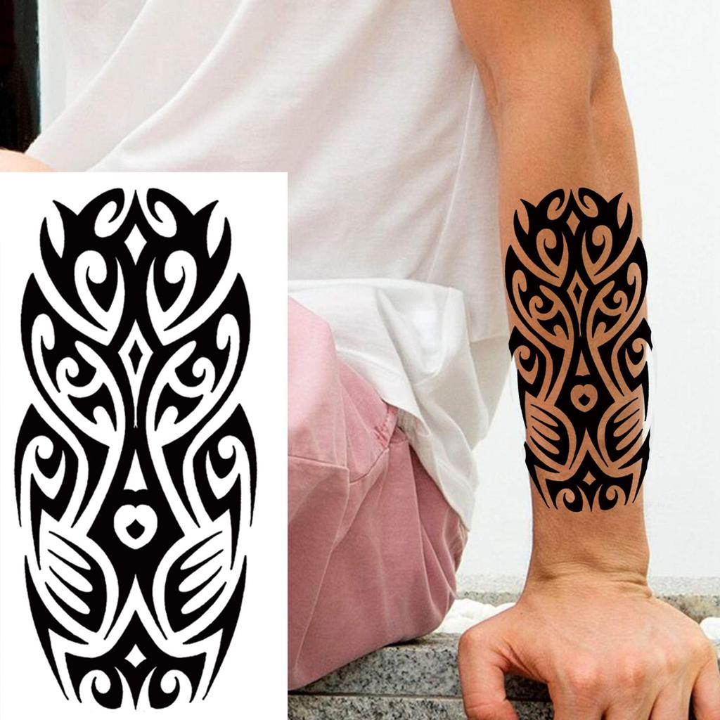 1 Sheet Black Butterfly Temporary Tattoos For Women Adults Fake Water Transfer Letter Tattoo Sticker Neck Hands