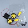 2WD Smart Robot Car Kit DIY Chassis Line Following Toy for Kids with Educational Electronic Components Low Cost Starter Set