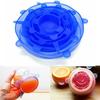 6-Piece Multi-Size Silicone Food-Grade Fresh-Keeping Lids & Bowl Covers