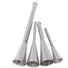 4Pcs Eclair Puff Nozzles Cupcake Filling Tube Pastry Syringe Cream Piping Tips