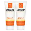 [w-skinlab] Солнцезащитный крем Triple Care 60 г x2