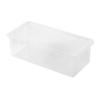 2Pc Large Capacity Plastic Pencil Box School Stationery Supplies Buckled Pencil Case Durable Transparent Flip Sealed Storage Box